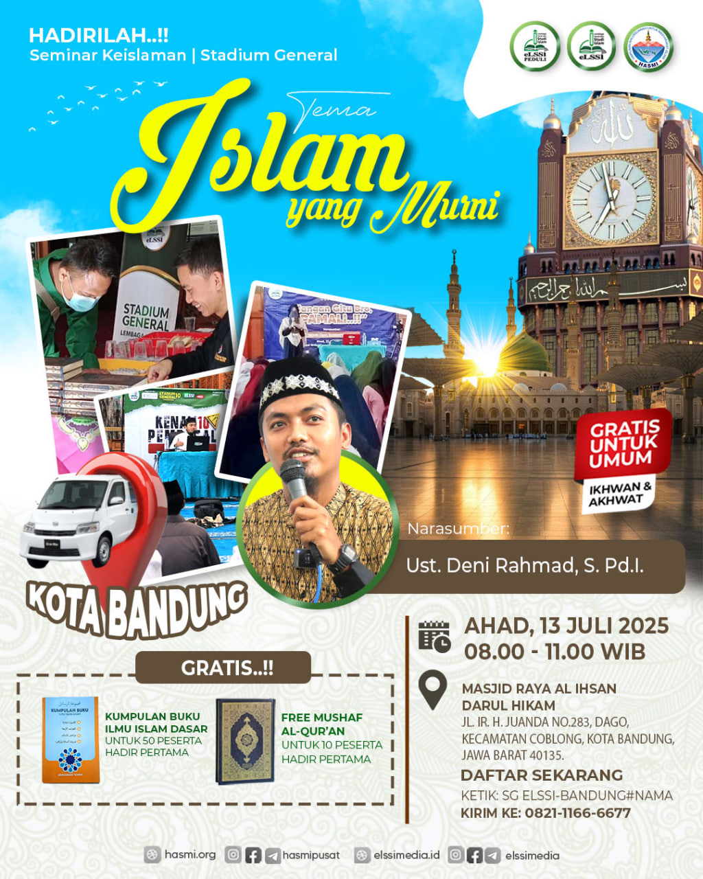 UNDANGAN SEMINAR KEISLAMAN (STADIUM GENERAL) KOTA BANDUNG