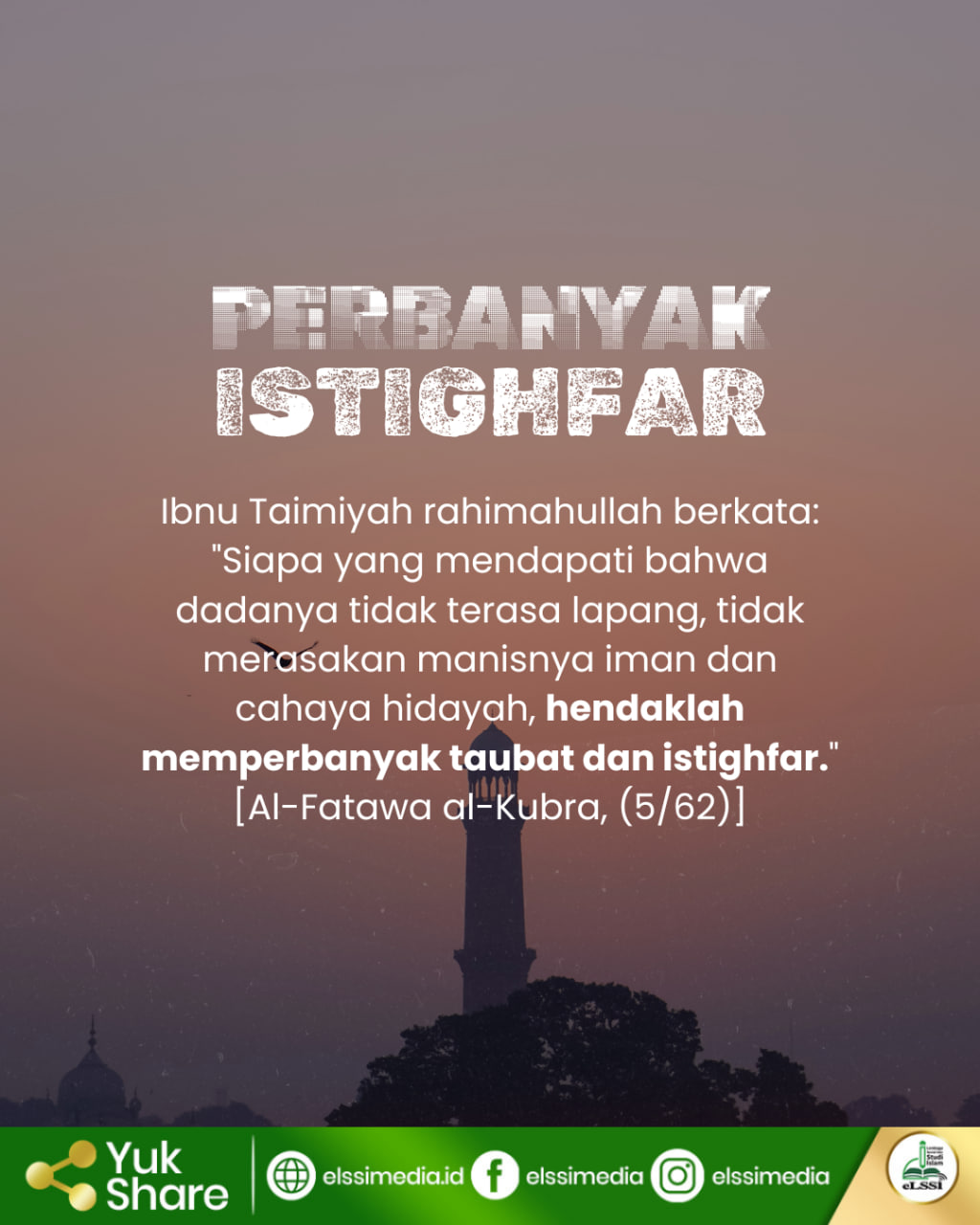 PERBANYAK ISTIGHFAR