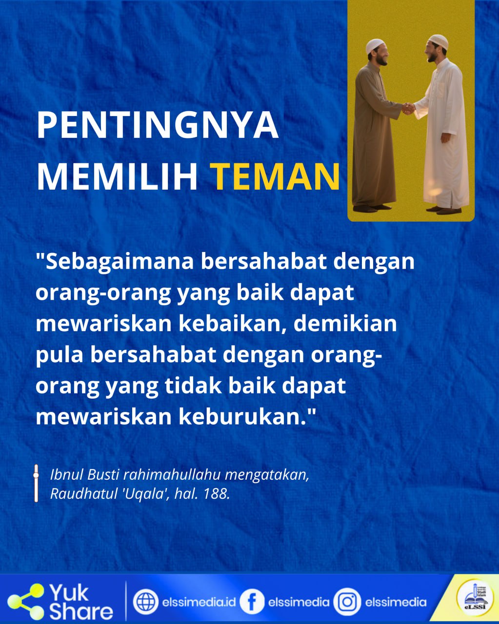 PENTINGNYA SELEKTIF MEMILIH TEMAN