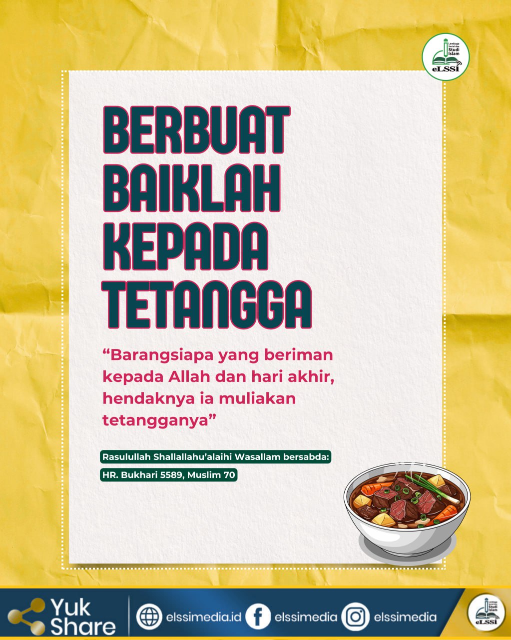 AKHLAK ISLAMI DALAM BERTETANGGA