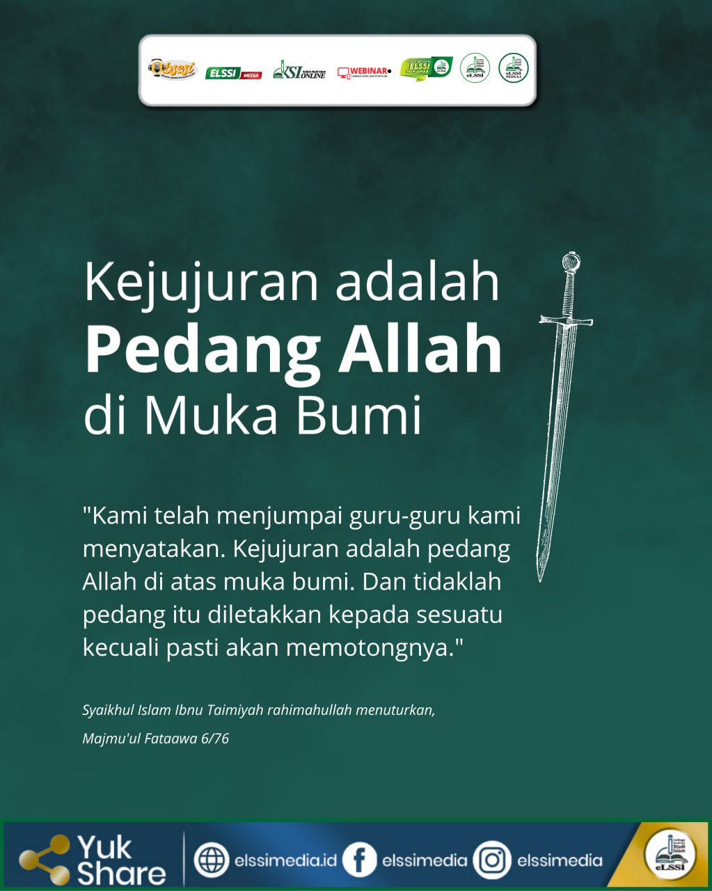 Kejujuran adalah Pedang Allah di Muka Bumi