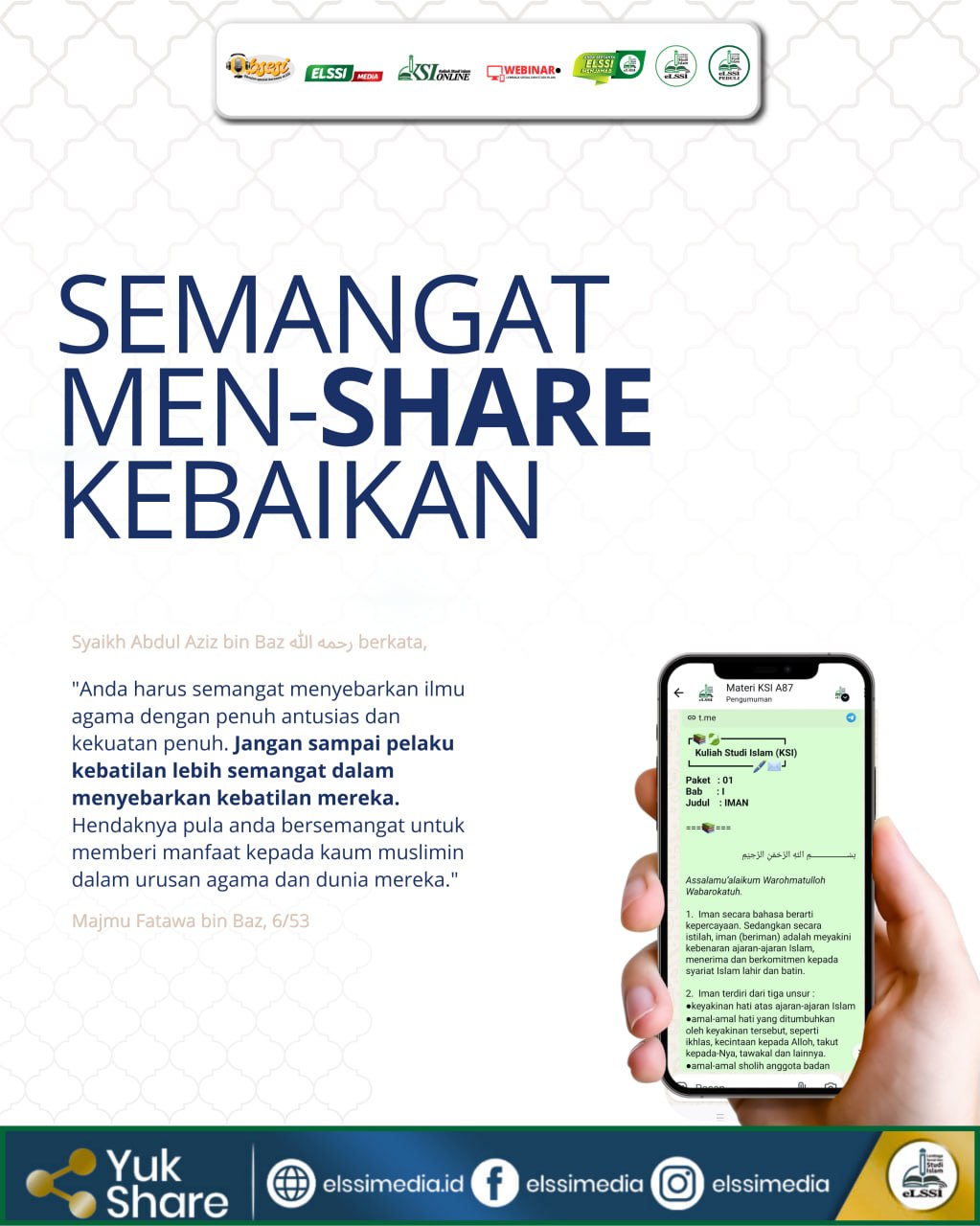 SEMANGAT MEN-SHARE KEBAIKAN