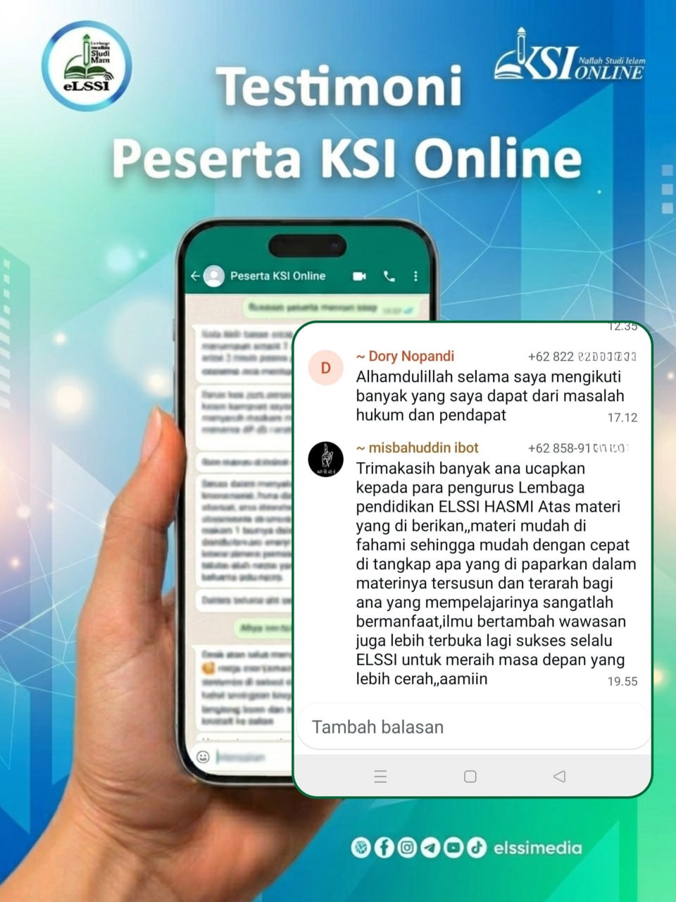 Testimoni peserta KSI Online