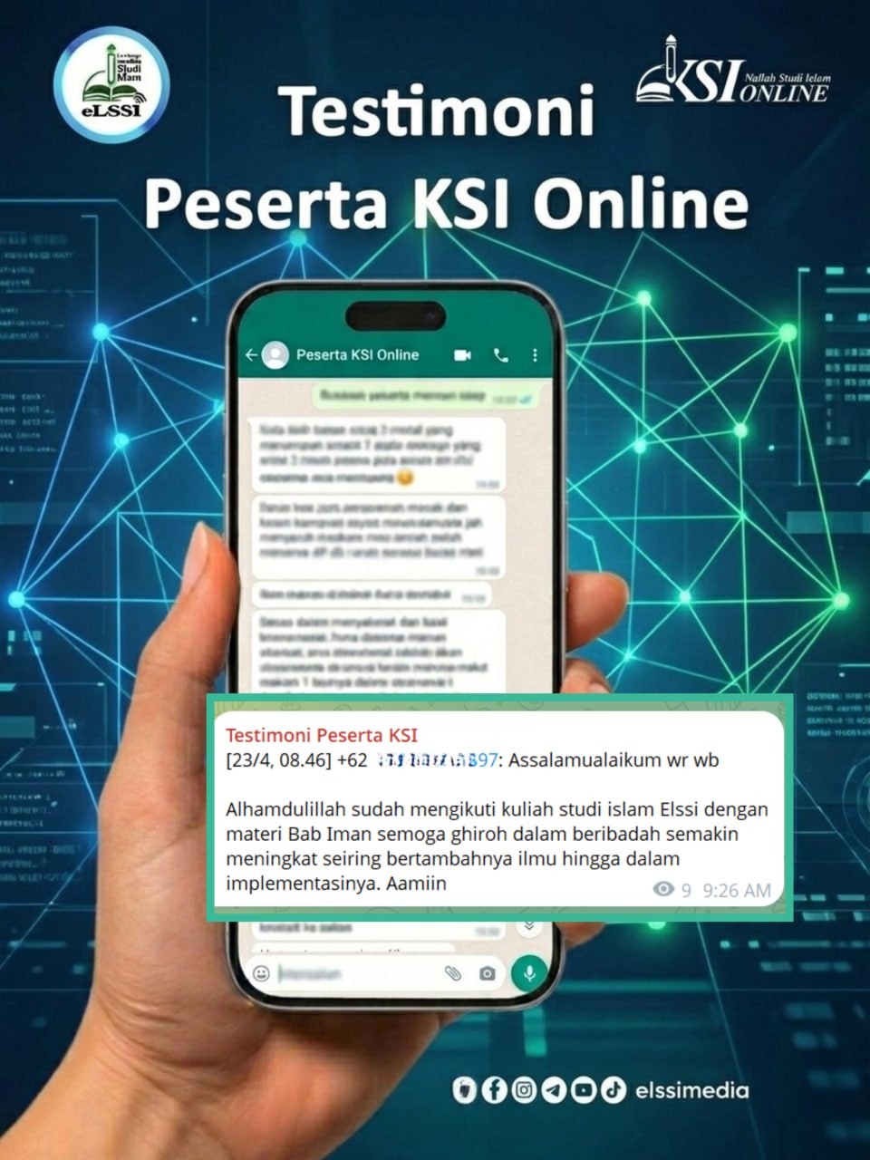 TESTIMONI PESERTA KSI ONLINE