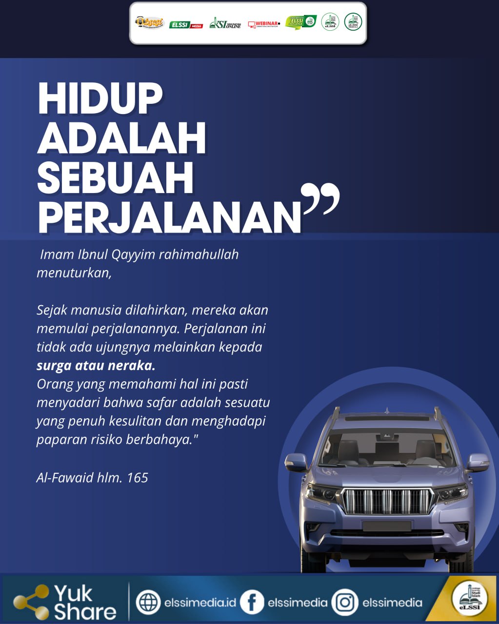 HIDUP ADALAH SEBUAH PERJALANAN