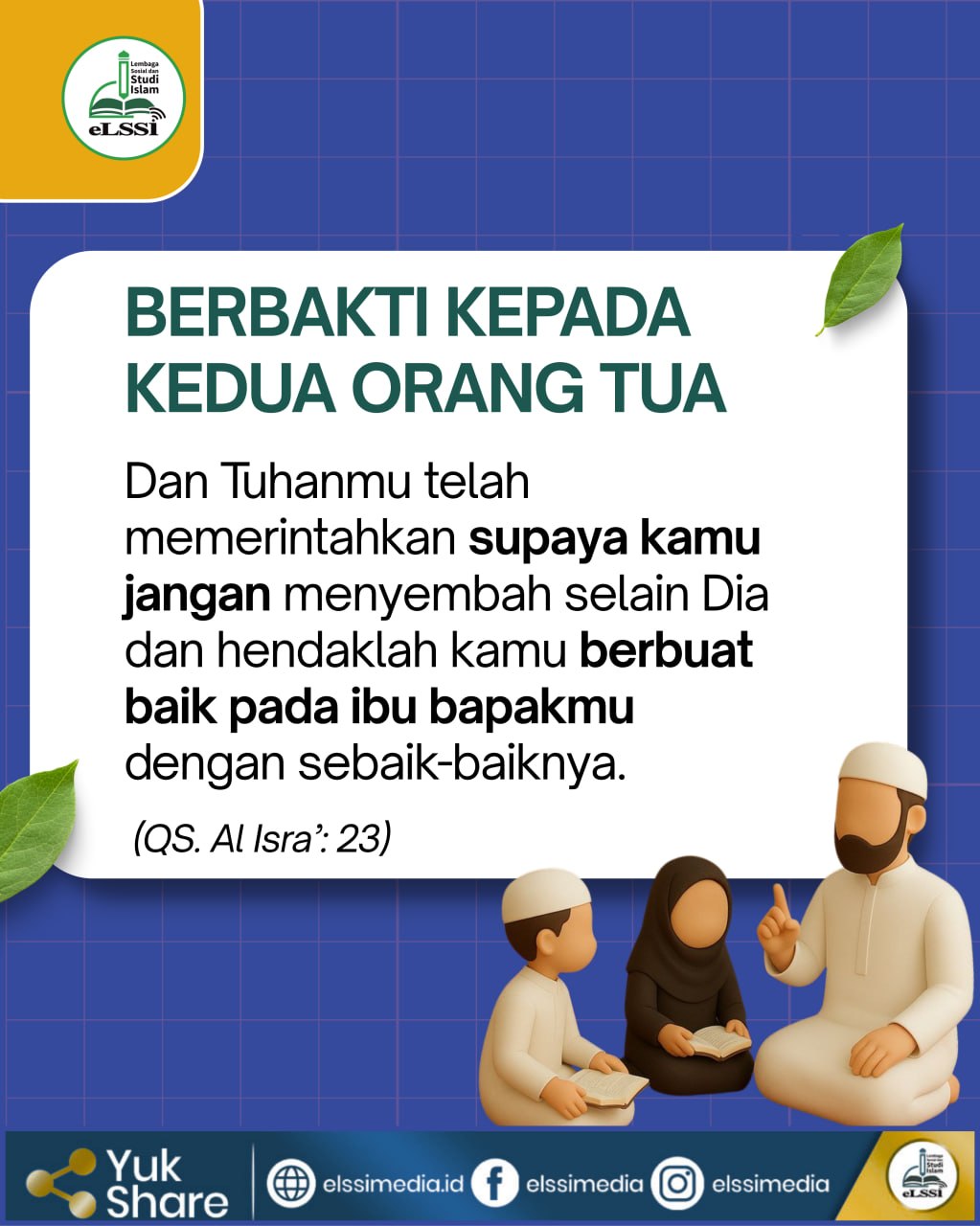 BERBHAKTI KEPADA KEDUA ORANG TUA