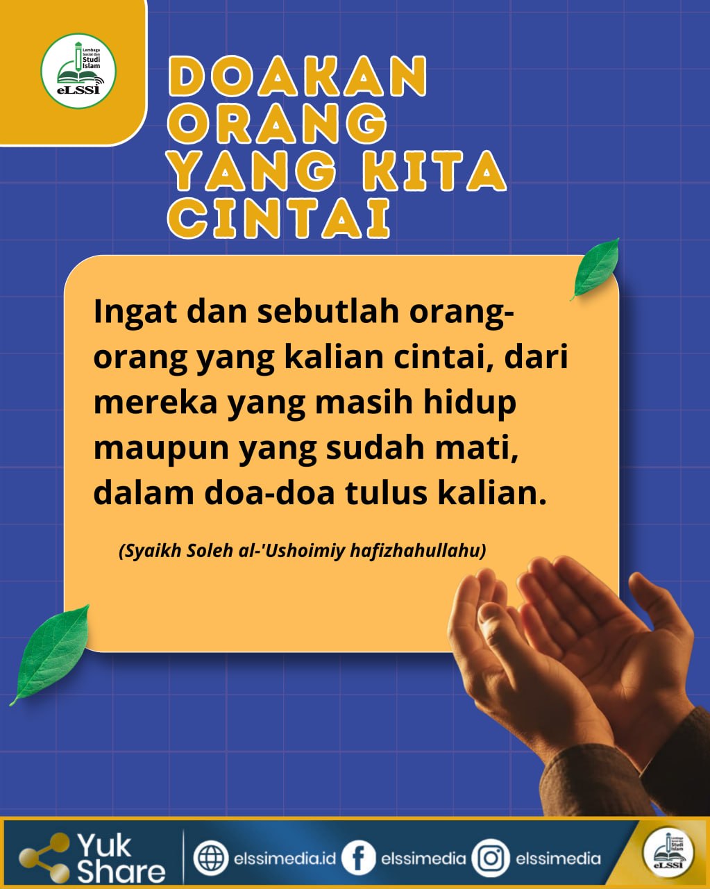 DO’AKAN ORANG YANG KITA CINTAI