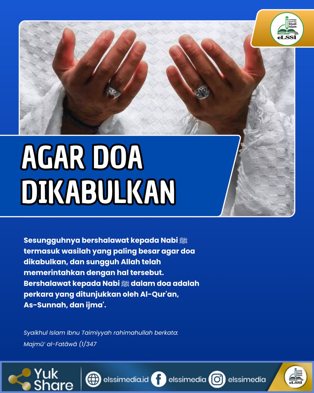 AGAR DO’A DIKABULKAN