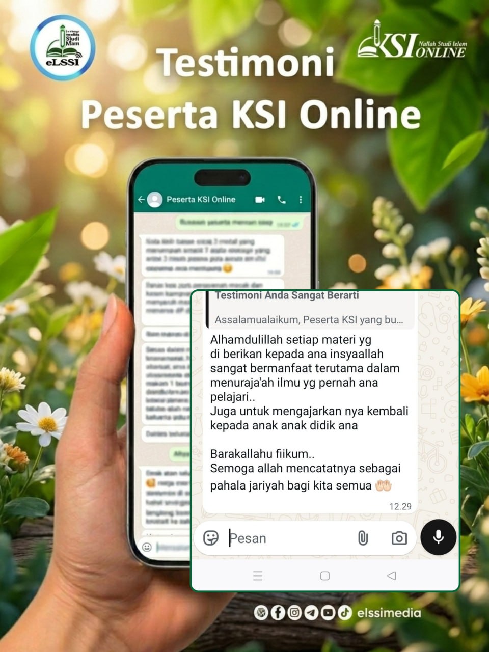 TESTIMONI PESERTA KSI ONLINE
