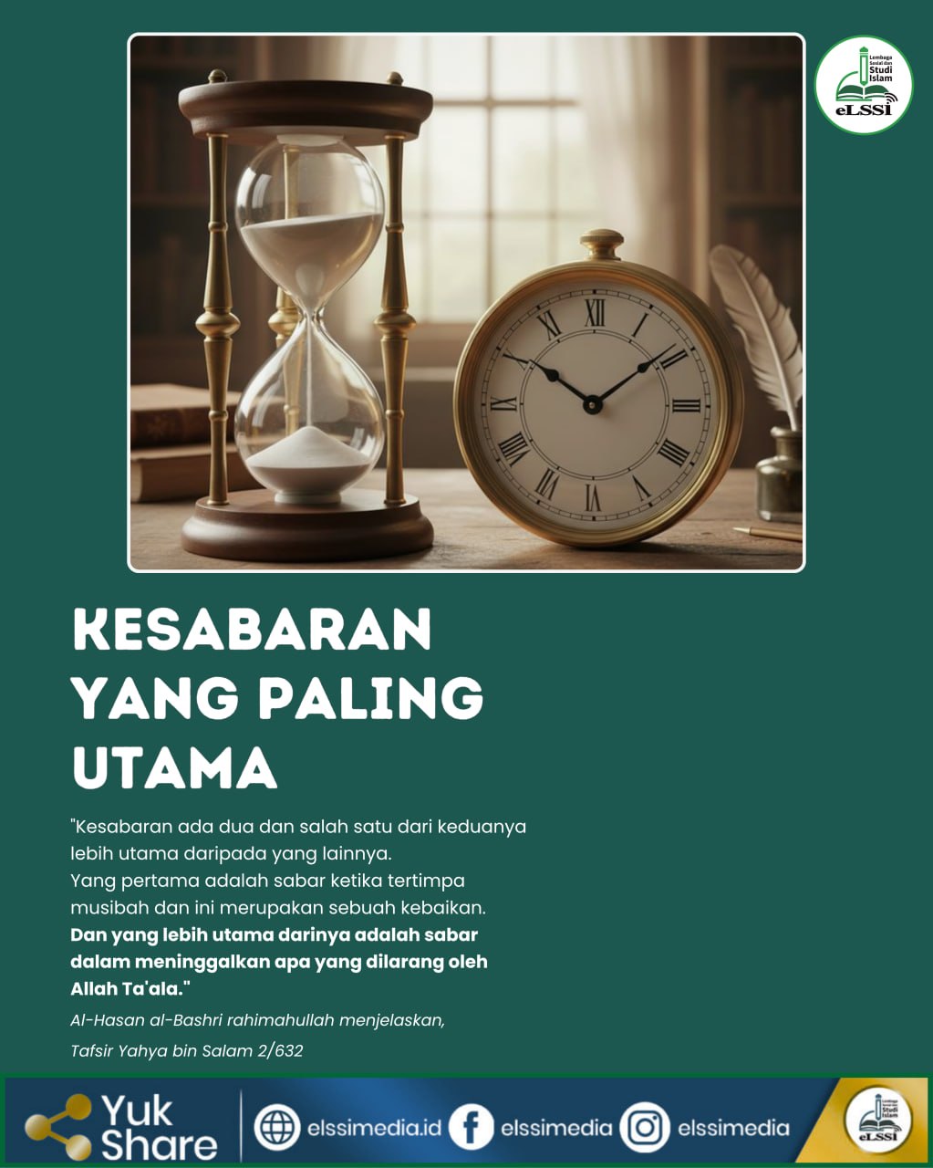 KESABARAN YANG PALING UTAMA