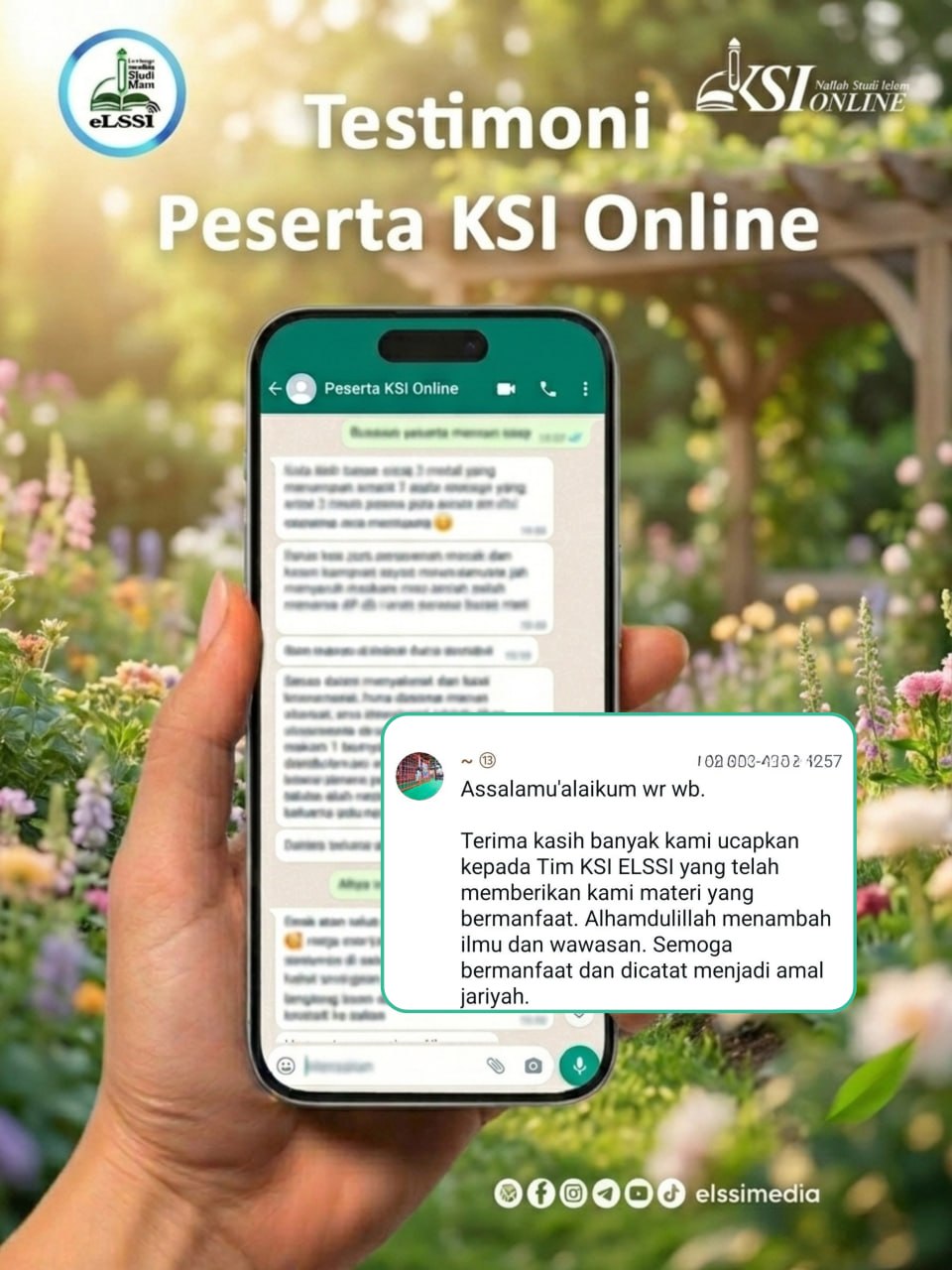 TESTIMONI PESERTA KSI ONLINE