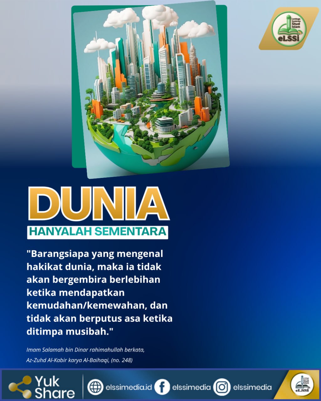 DUNIA HANYALAH SEMENTARA