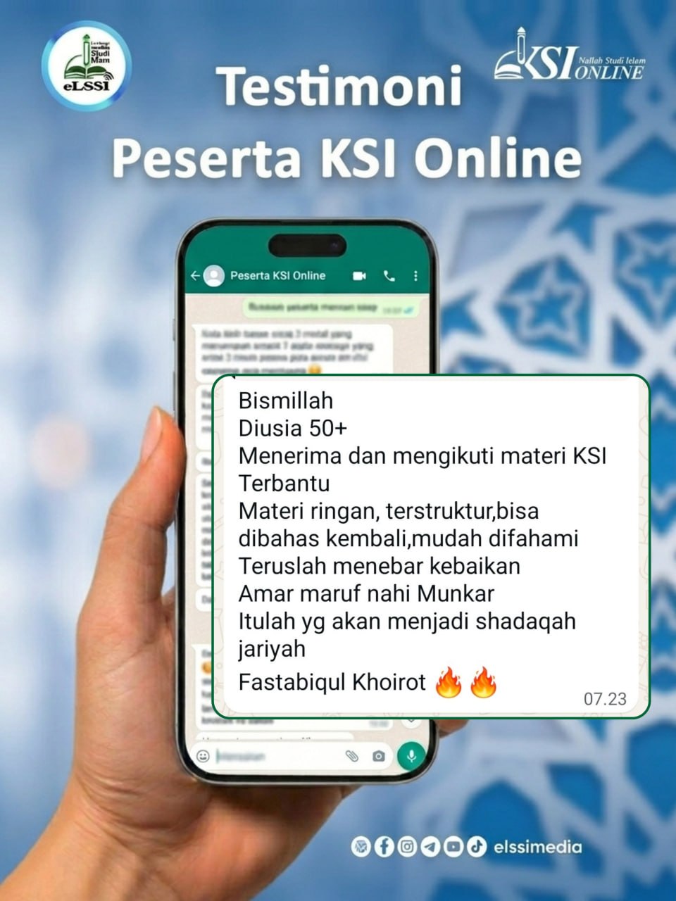 TESTIMONI PESERTA KSI ONLINE