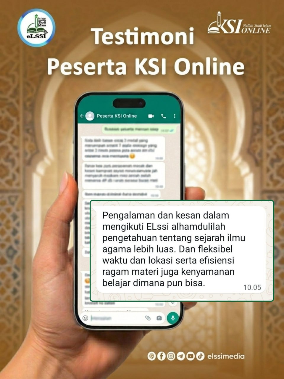 TESTIMONI PESERTA KSI ONLINE