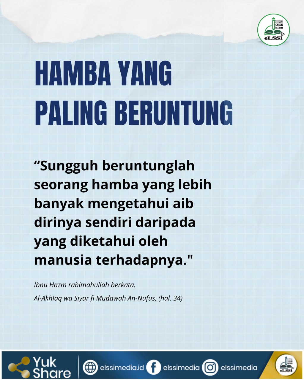 HAMBA YANG PALING BERUNTUNG