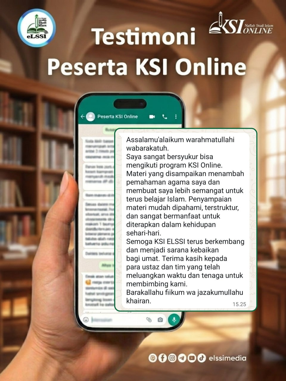 TESTIMONI PESERTA KSI ONLINE