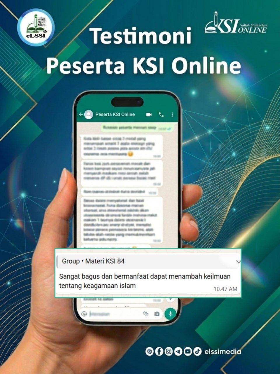 TESTIMONI PESERTA KSI ONLINE