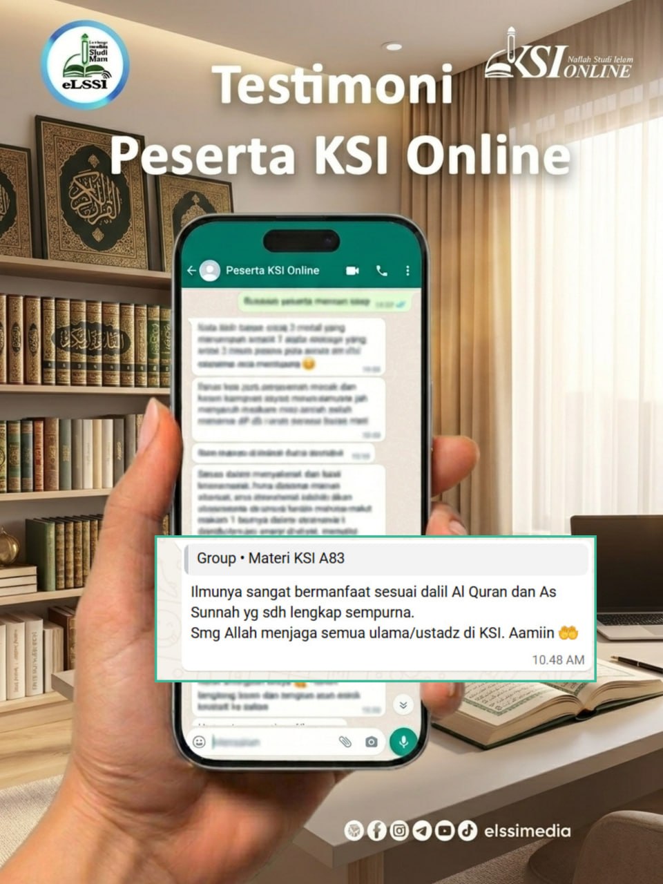 TESTIMONI PESERTA KSI ONLINE