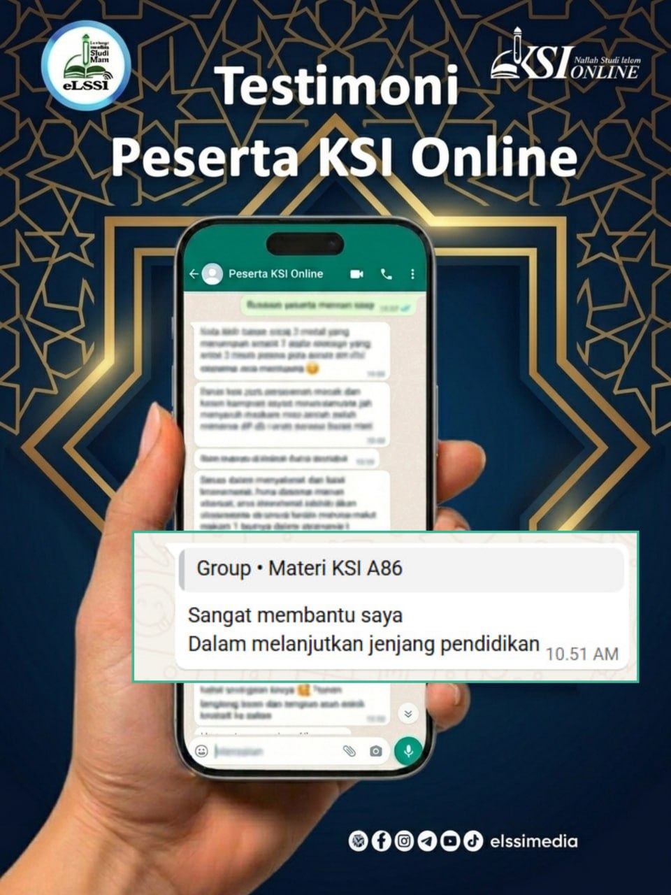 TESTIMONI PESERTA KSI ONLINE
