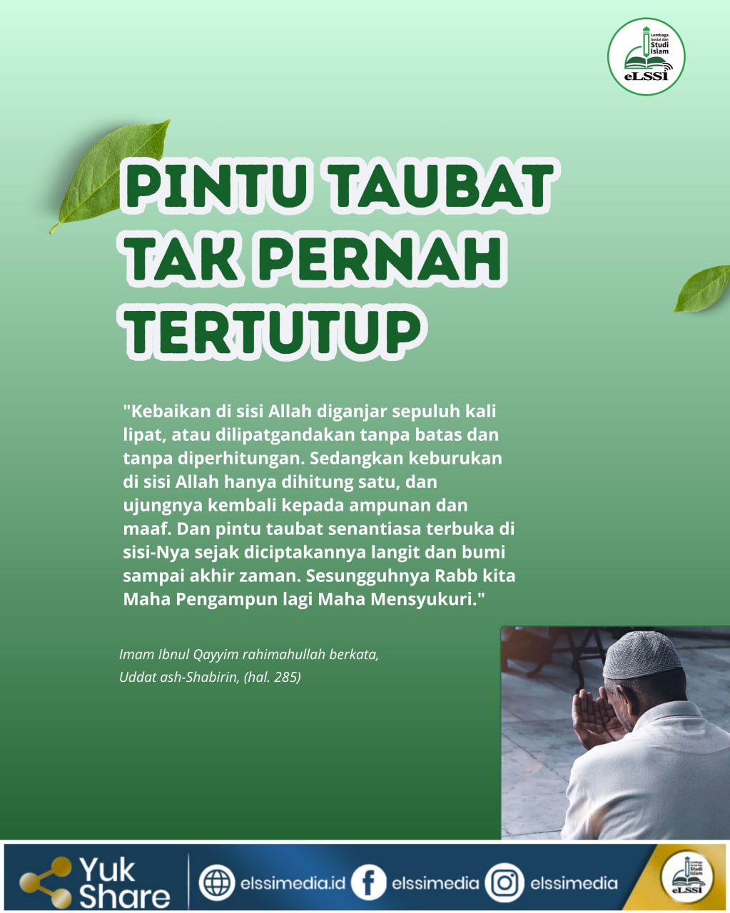 PINTU TAUBAT TAK PERNAH TERTUTUP