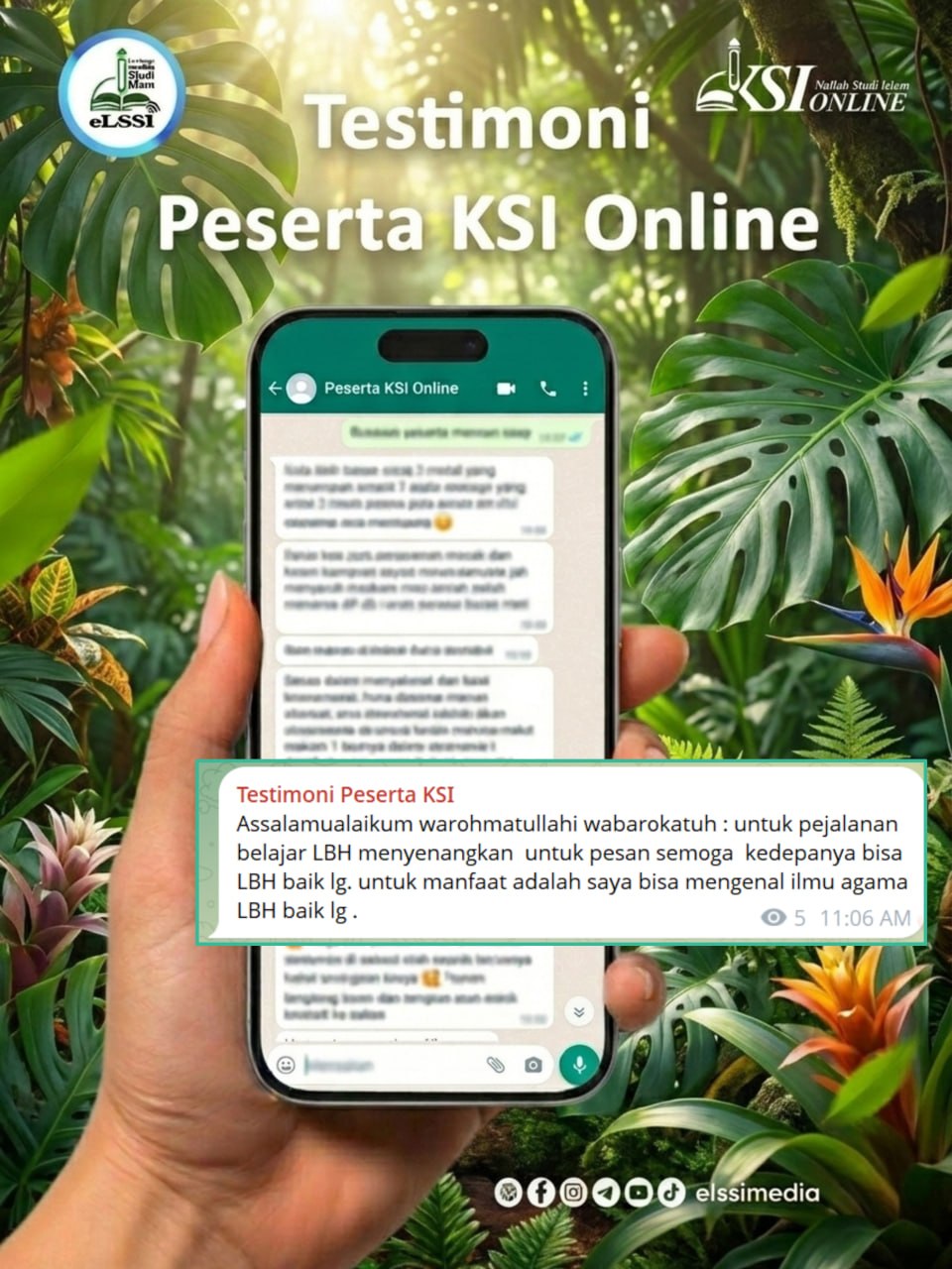TESTIMONI PESERTA KSI ONLINE