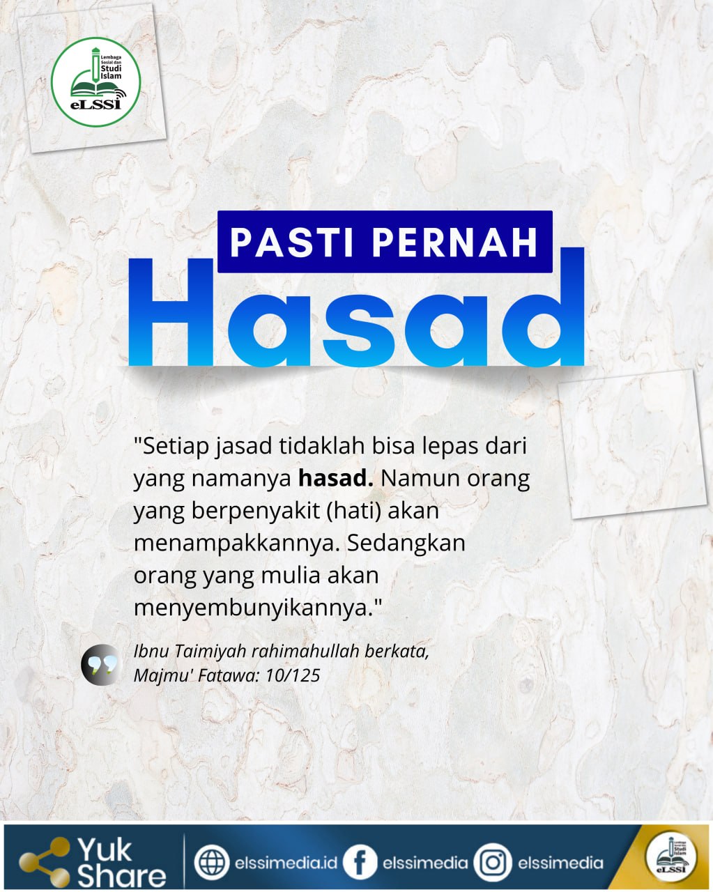 PASTI PERNAH HASAD