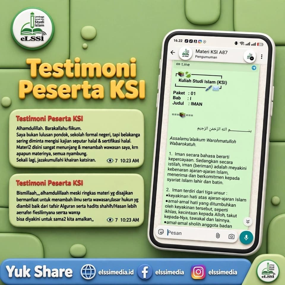 TESTIMONI PESERTA KSI ONLINE
